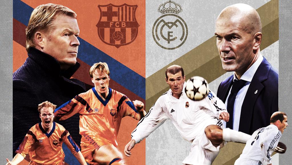Ronald Koeman und Zinédine Zidane sind wahre Clásico-Experten