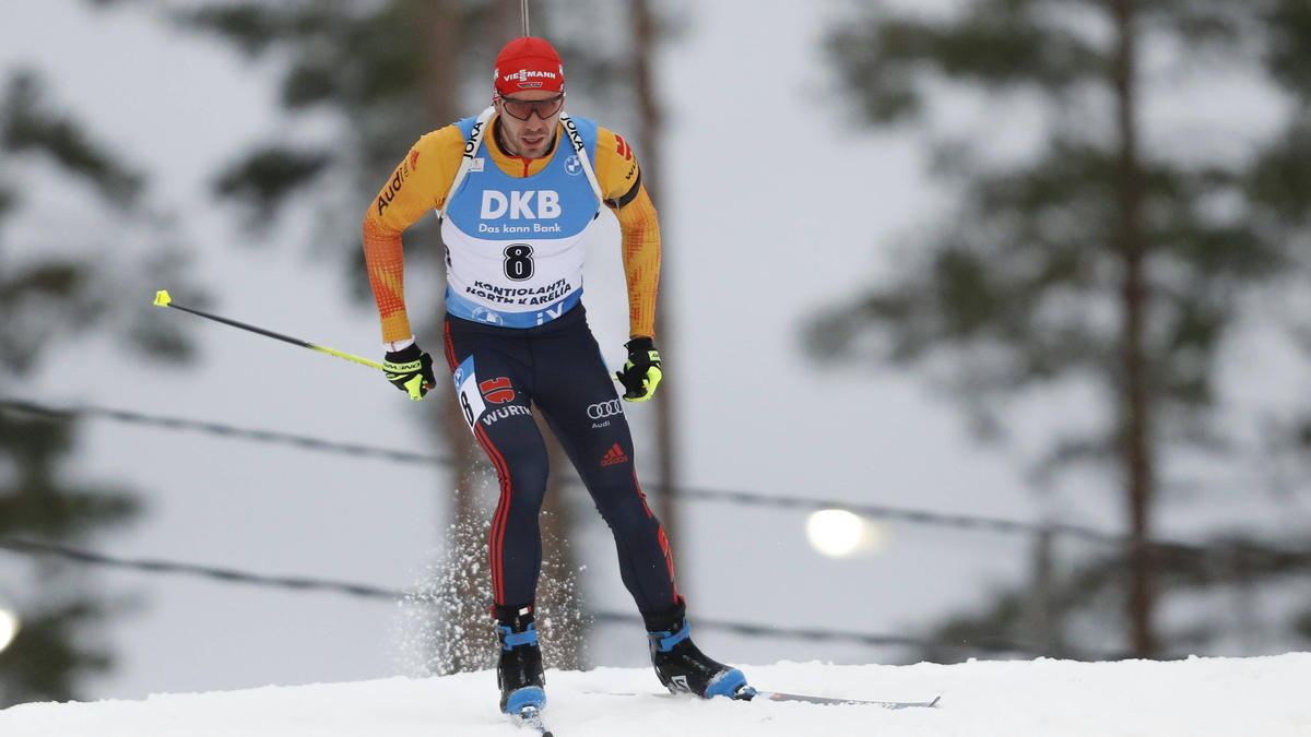 Arnd Peiffer raste auf den siebten Platz Arnd Peiffer raste auf den siebten Platz