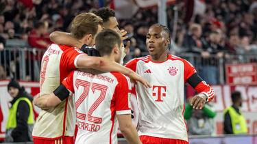 Der FC Bayern will in Zukunft wohl auf Mathys Tel (r.) setzen