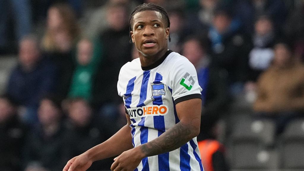 U21-Nationalstürmer Jessic Ngankam spielt unter Coach Pal Dardai für Hertha BSC U21-Nationalstürmer Jessic Ngankam spielt unter Coach Pal Dardai für Hertha BSC