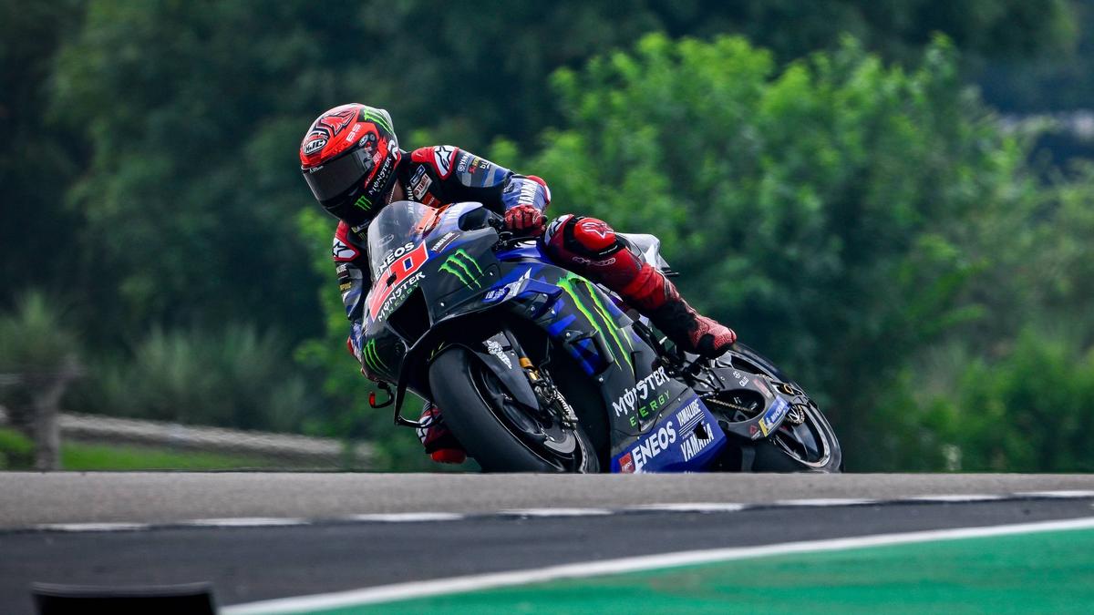 Yamaha-Pilot Fabio Quartararo verletzte sich im MotoGP-Training in Motegi am Fuß