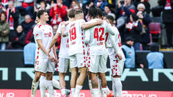 Der 1. FC Köln jubelt