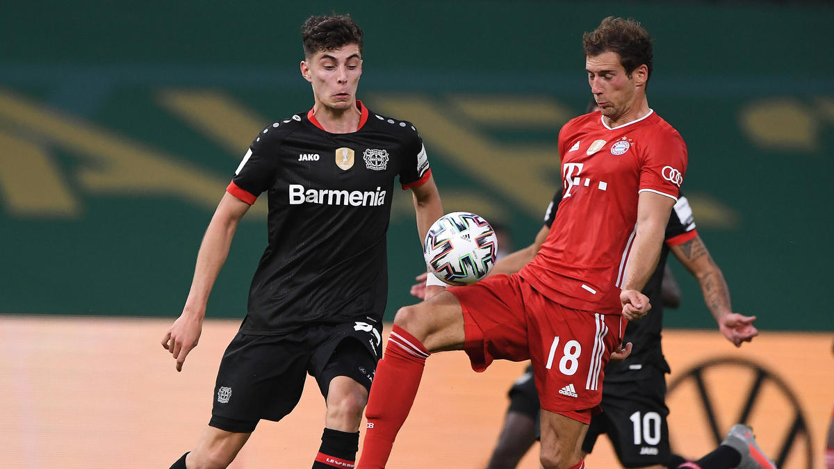 Onde a Bayer fará jóias com Kai Havertz (à esquerda) e Leon Goretzka (à direita) do FC Bayern?