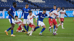 In einem zähen Fußballspiel trennten sich Schalke und Stuttgart unentschieden