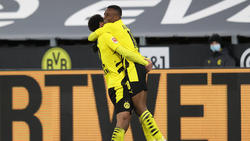 Youssoufa Moukoko (r.) und Jude Bellingham vom BVB darf auf den Titel Golden Boy 2021 hoffen