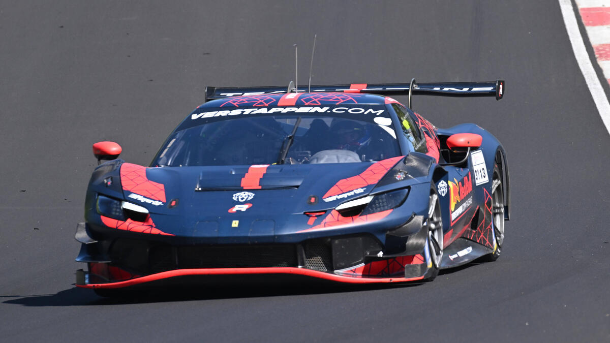 Formel-1-Weltmeister Max Verstappen testete in diesem Jahr bereits einen GT3-Ferrari auf der Nürburgring-Nordschleife