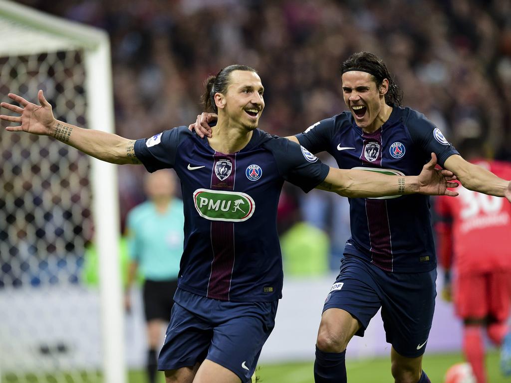 PSG um Superstar Ibrahimović krönt eine Rekordsaison mit dem Triple