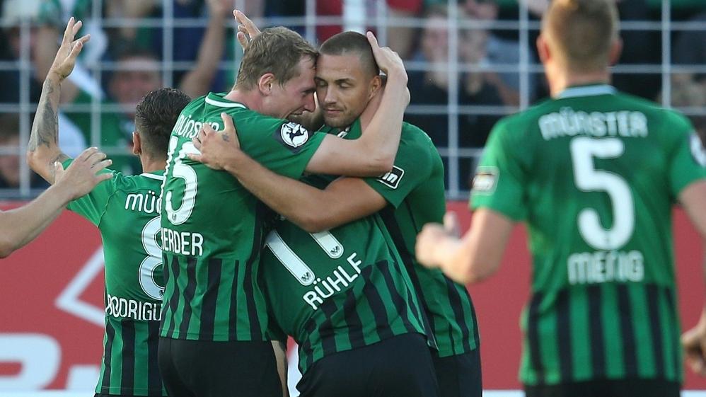 Preußen Münster übernimmt Tabellenführung in der 3. Liga