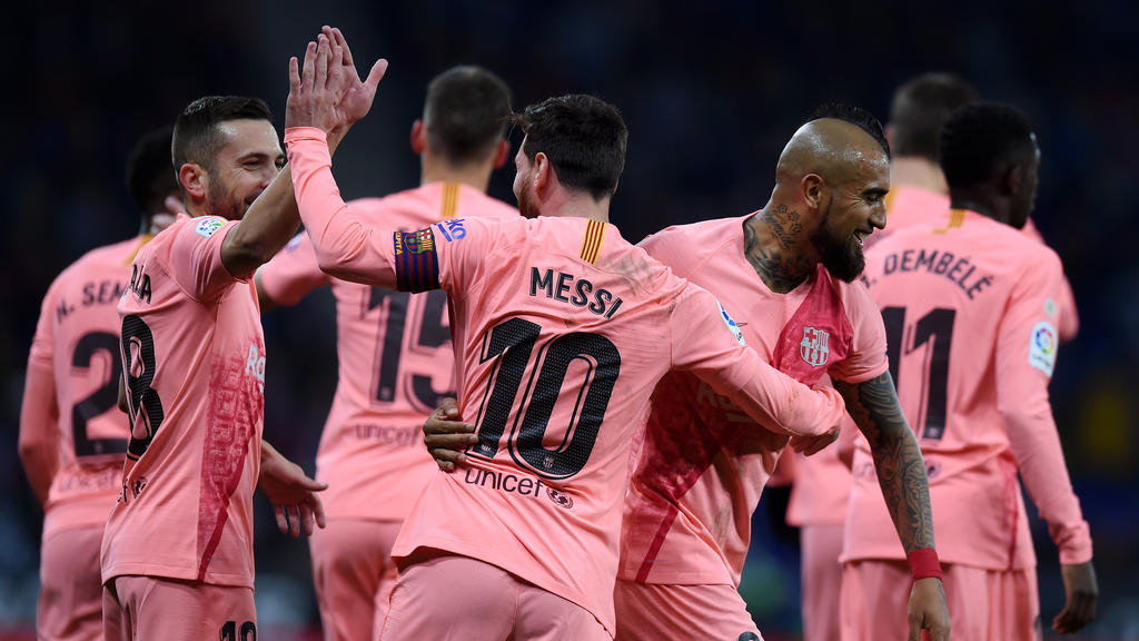 FC Barcelona dank Lionel Messi zum Kantersieg im Derby