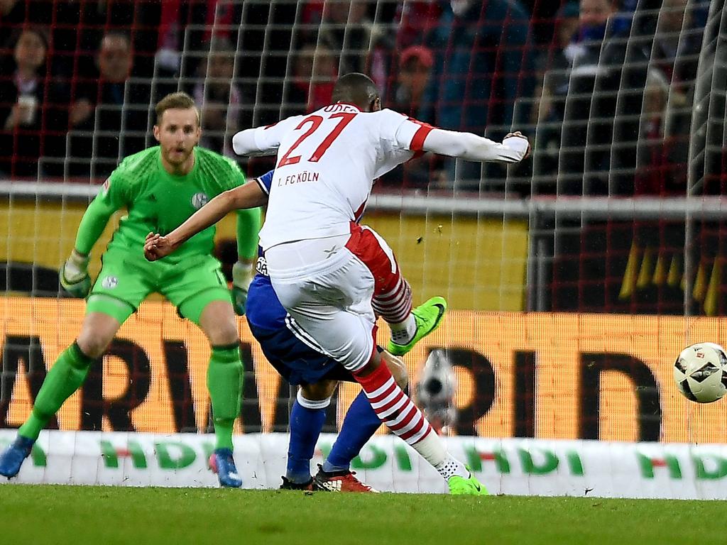 Anthony Modeste erzielte für den 1. FC Köln den Ausgleichstreffer