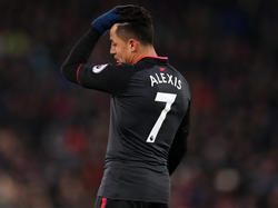 Alexis Sánchez steht bei Arsenal im Abseits