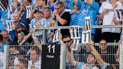 Die Chemnitz-Fans zeigten sich solidarisch mit Frahn