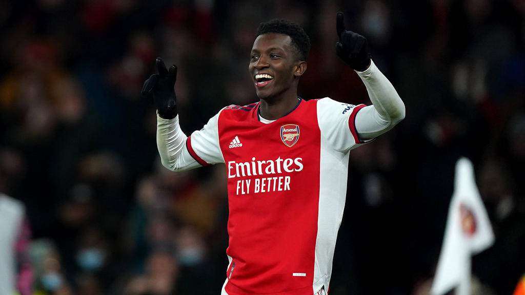 Eddie Nketiah drehte beim FC Arsenal zuletzt auf