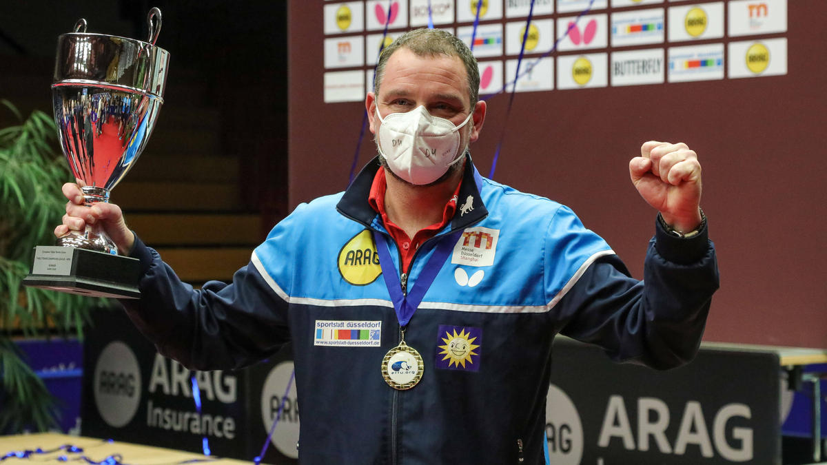 Gemischte Gefühle nach dem Champions-League-Sieg: Timo Boll Gemischte Gefühle nach dem Champions-League-Sieg: Timo Boll