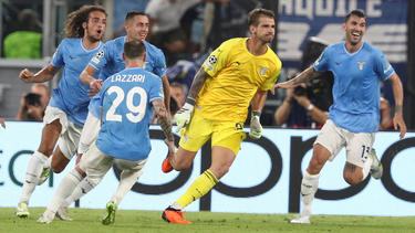 Lazio-Keeper Provedel erzielte in der 94. Minute den Ausgleich gegen Atletico