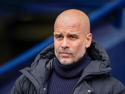 City-Trainer Pep Guardiola zeigte sich bei der Pressekonferenz vor dem Spiel gegen Aston Villa gereizt