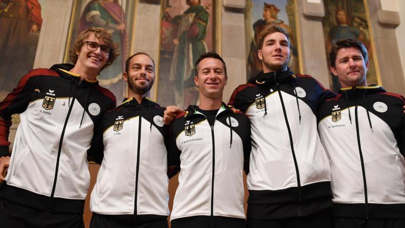 Das deutsche Davis-Cup-Team trifft auf Ungarn Das deutsche Davis-Cup-Team trifft auf Ungarn
