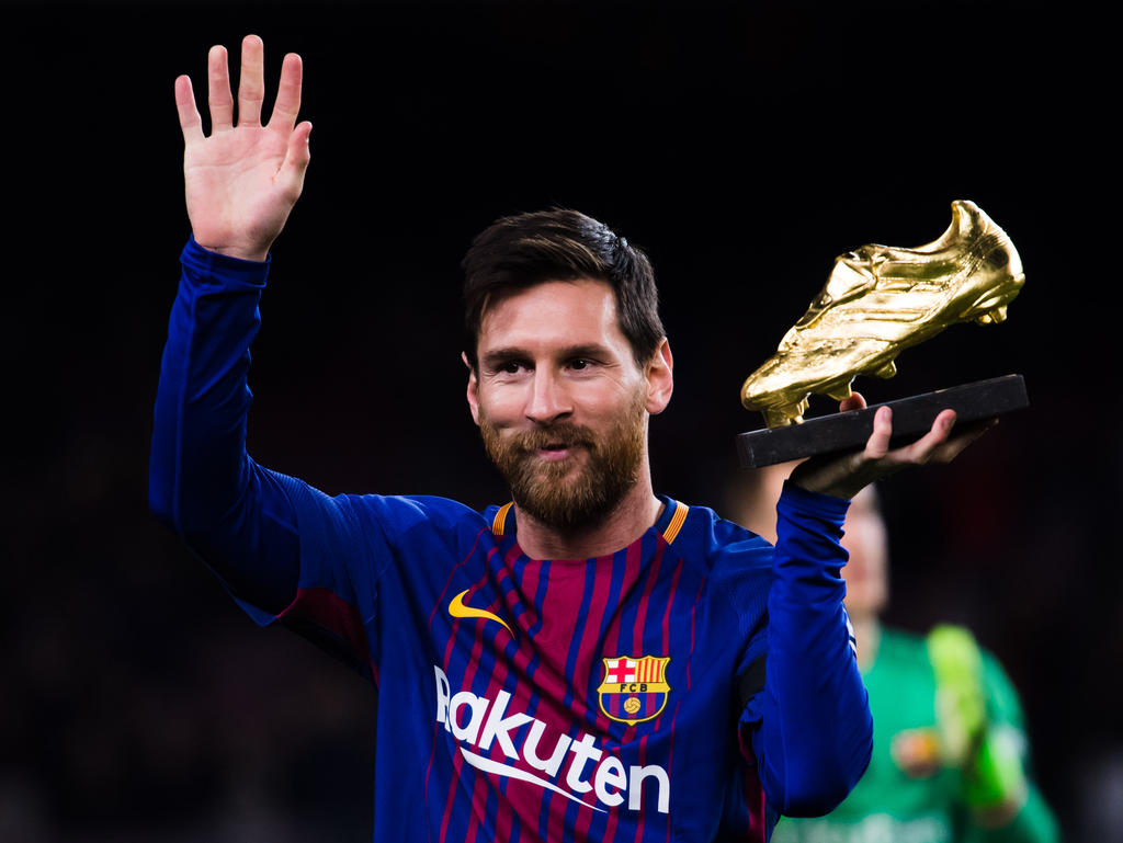 Messi ganó su quinto título como mejor goleador de la Liga española. (Foto: Getty)