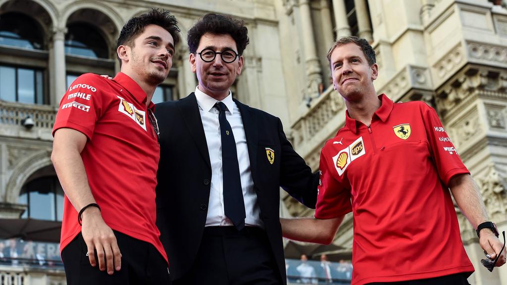 Sebastian Vettel (r.) will 2020 endlich wieder ganz vorne mitfahren Sebastian Vettel (r.) will 2020 endlich wieder ganz vorne mitfahren