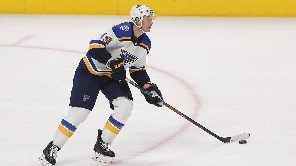 Der 36-jährige NHL-Profi Jay Bouwmeester spielt für die St. Louis Blues Der 36-jährige NHL-Profi Jay Bouwmeester spielt für die St. Louis Blues