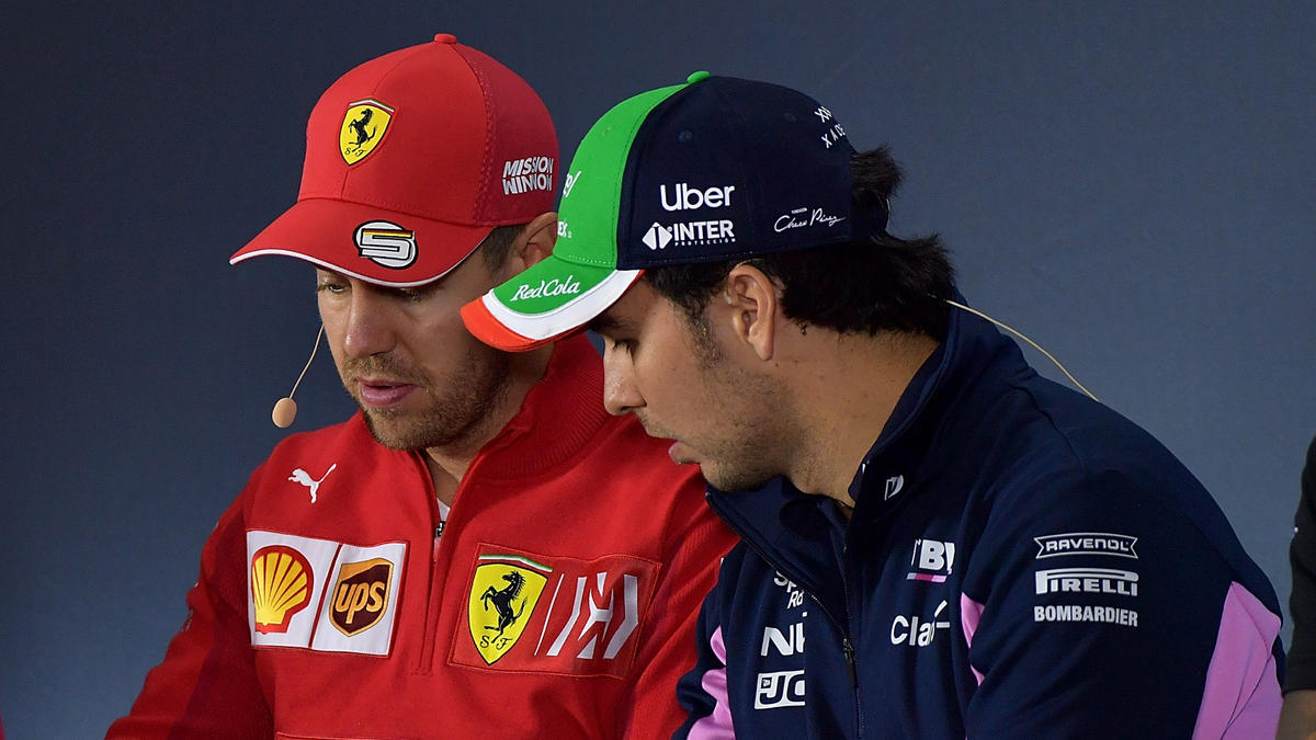 Anhaltende Gerüchte um Sebastian Vettel (l.) und Sergio Pérez Anhaltende Gerüchte um Sebastian Vettel (l.) und Sergio Pérez
