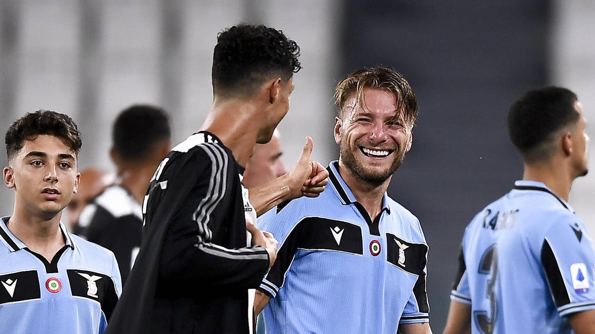 Cristiano Ronaldo und Ciro Immobile duellieren sich in Italien Cristiano Ronaldo und Ciro Immobile duellieren sich in Italien