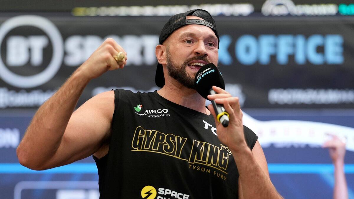 Tyson Fury könnte noch in diesem Jahr auf seinen britischen Rivalen Anthony Joshua treffen