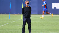 Werner leitet sein erstes Training in Leipzig