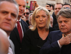 La dirigente de la extrema derecha francesa, Marine Le Pen. (Foto: Getty)