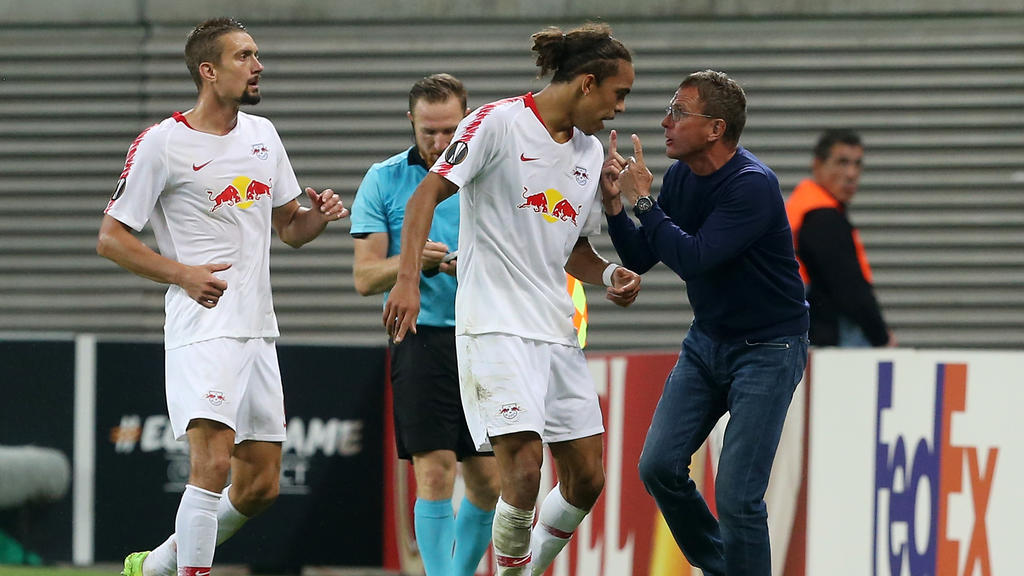 Ralf Rangnick und die Leipziger stolperten beim Europa-League-Auftakt