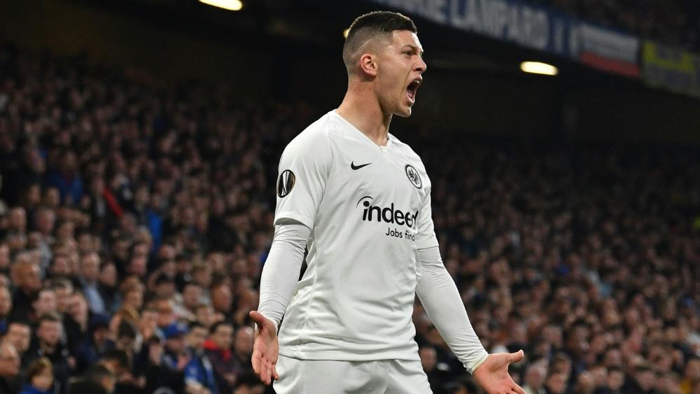 Steht kurz vor der Unterschrift bei Real Madrid: Luka Jovic Steht kurz vor der Unterschrift bei Real Madrid: Luka Jovic