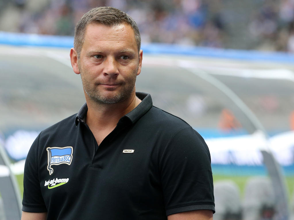 Herthas Trainer Pál Dárdai hofft auf einen Schub Energie beim Spiel gegen den BVB