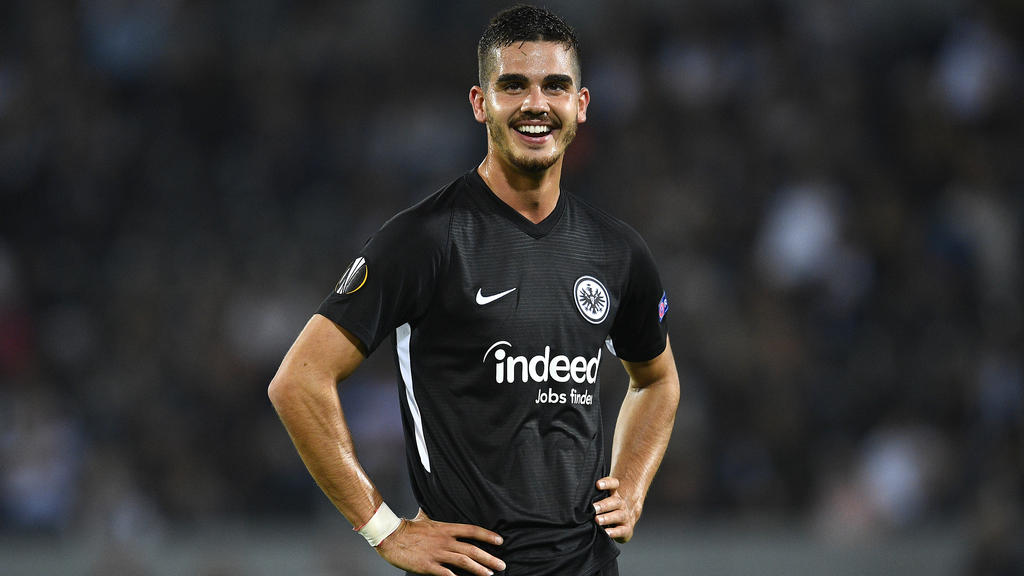 Voll eingeschlagen: André Silva (Eintracht Frankfurt)
