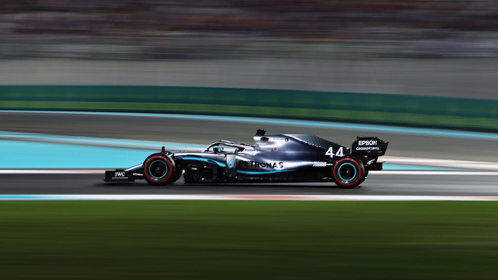 Lewis Hamilton gewann das Qualifying in Abu Dhabi Lewis Hamilton gewann das Qualifying in Abu Dhabi