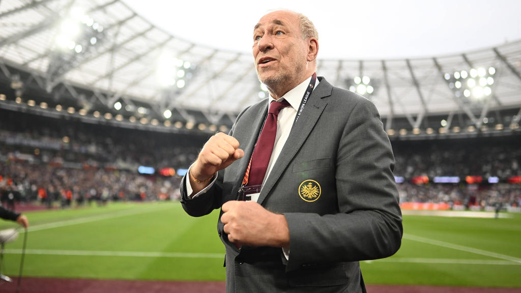 Peter Fischer will mit Eintracht Frankfurt ins Finale der Europa League Peter Fischer will mit Eintracht Frankfurt ins Finale der Europa League