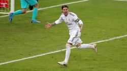 Ramos anotó el penalti definitivo en la Supercopa de España.