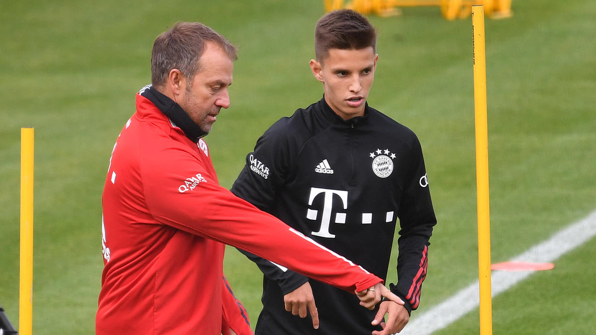 FC-Bayern-Trainer Hansi Flick schwärmte von Tiago Dantas FC-Bayern-Trainer Hansi Flick schwärmte von Tiago Dantas
