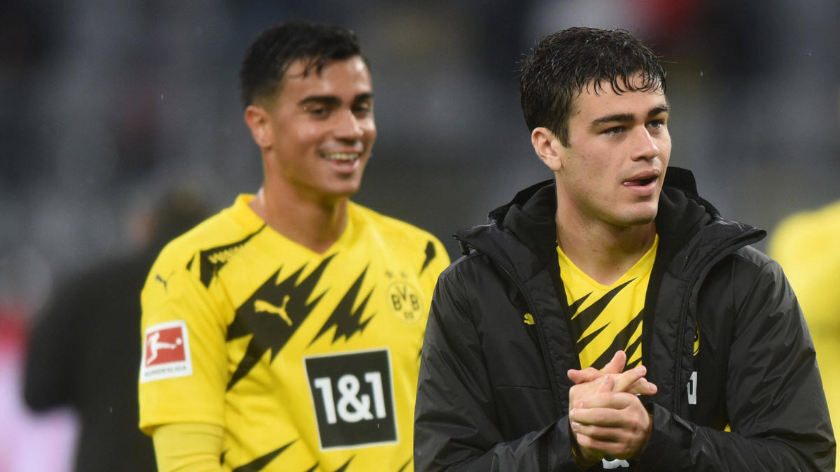 Gio Reyna und Reinier (l.) spielen derzeit gemeinsam für den BVB Gio Reyna und Reinier (l.) spielen derzeit gemeinsam für den BVB