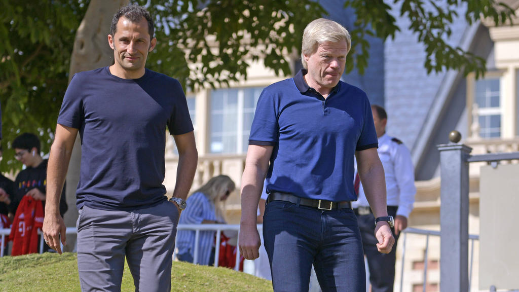 Hasan Salihamidzic (l.) und Oliver Kahn (r.) haben beim FC Bayern das Sagen Hasan Salihamidzic (l.) und Oliver Kahn (r.) haben beim FC Bayern das Sagen