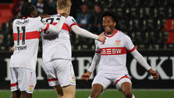 Jarzinho Malanga (r.) könnte nach Elversberg wechseln