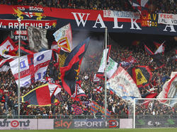 Die Fans des CFC Genua haben es gerne pompös.