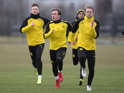 Das Trio Reus, Götze, Schürrle hofft weiterhin auf eine WM-Teilnahme