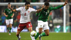 Thomas Delaney (l.) und Co. trennten sich 0:0 von Irland