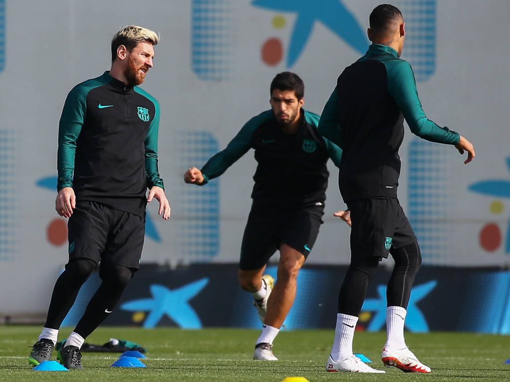 Messi volvió a los entrenamientos del Barça este lunes. (Foto: Imago)