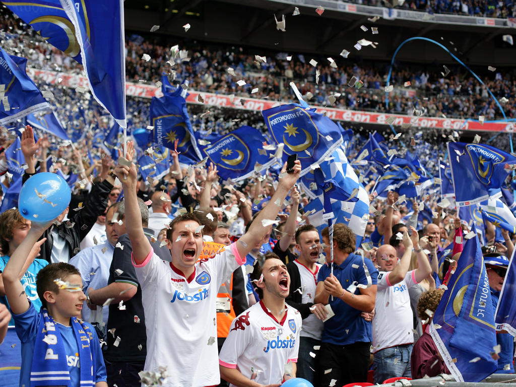 Die Fans des Portsmouth Football Club haben endlich wieder Grund zur Freude