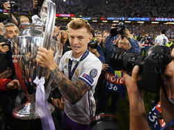 Toni Kroos hat den CL-Titel zum dritten Mal gewonnen
