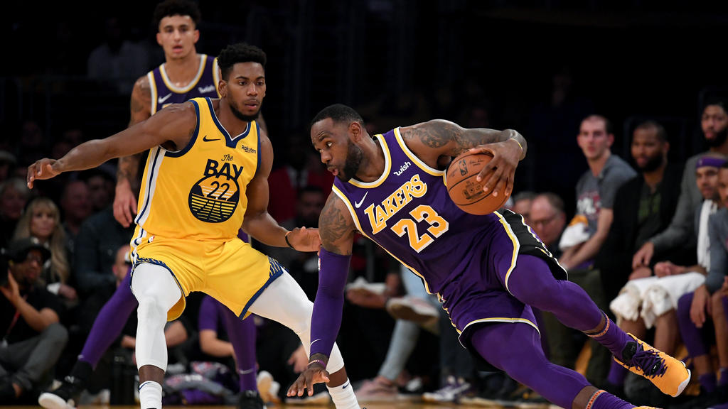 Lakers-Star LeBron James zeigte den Golden State Warriors die Grenzen auf Lakers-Star LeBron James zeigte den Golden State Warriors die Grenzen auf