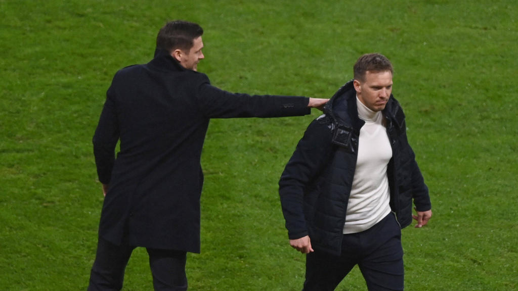 Unterschiedlicher Meinung: BVB-Sportdirektor Kehl und Bayern-Trainer Nagelsmann