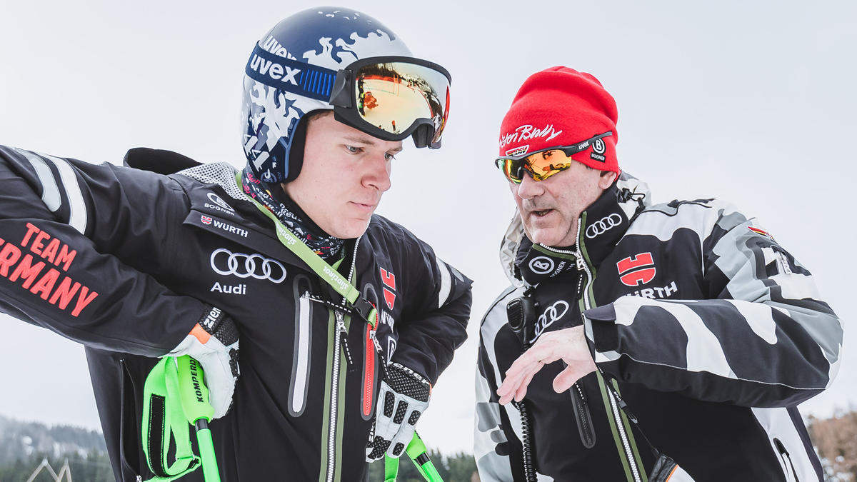 Das Comeback von Thomas Dreßen macht Cheftrainer Christian Schwaiger Mut