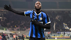 Lukaku con la camiseta del Inter de Milán.